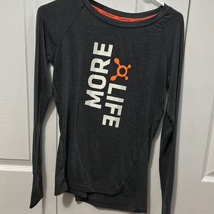 Womens Orangetheory Long Sleeve More Life Shirt